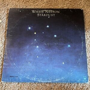 Willie Nelson Stardust Vinyl Record - Blue Cover